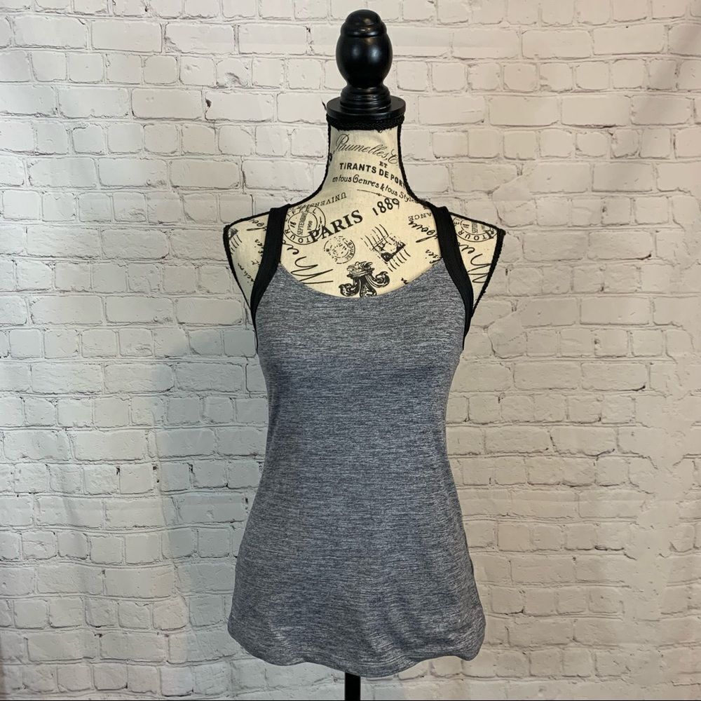 Old Navy Active Go Fry Fitted Workout Tank Top size Extra Small Grey
